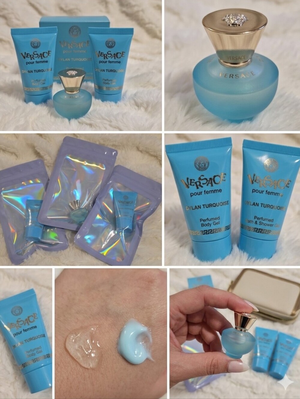 Versace Pour Femme Dylan  Mini Perfume & Body Gel Set